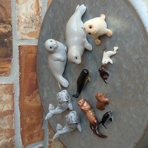 Ceramic aquatic creatures